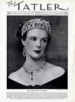 Anthony Collection: Tatler cover, Countess of Rosse