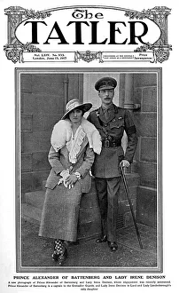 Tatler cover - Denison Battenberg engagement, WW1 Tatler cover - Denison Battenberg engagement, WW1