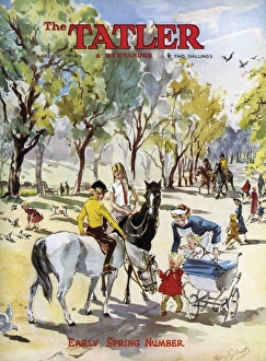 Tatler front cover - Early Spring Number 1954 Tatler front cover - Early Spring Number 1954