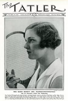 Tatler cover - Eileen Bennett, tennis player, Madame Yevonde