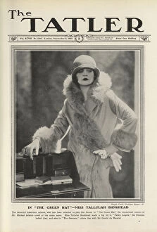 Tatler Collection: Tatler front cover featuring Tallulah Bankhead, 1925