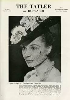 Tatler Collection: Tatler front cover featuring Vivien Leigh, 1942