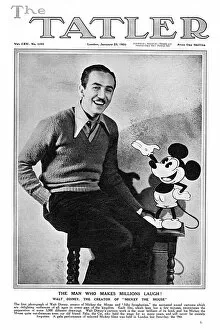 Tatler Gallery: Tatler cover featuring Walt Disney, 1930