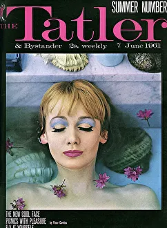 Fashions Gallery: Tatler front cover- Helena Rubinstein make-up