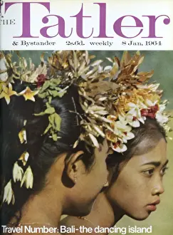 Headress Prints: Tatler front cover, January 1964