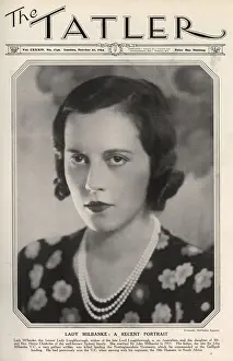 Milbanke Prints: Tatler cover - Lady Milbanke (Sheila Chisholm) by Yevonde