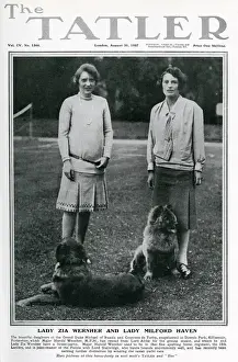 Marchioness Prints: Tatler cover - Lady Zia Wernher and Lady Milford Haven