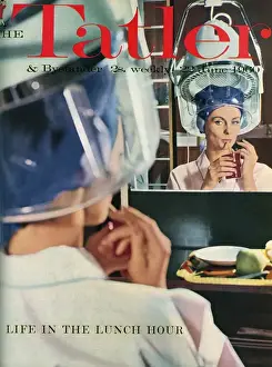 Styling Prints: Tatler front cover - Life in the lunch hour