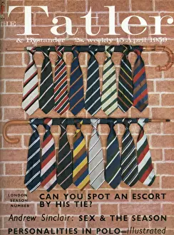 Delights Prints: The Tatler front cover, London Season Number - old school ti