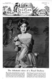 Montagu Collection: Tatler cover - Miss Georgina Montagu-Douglas-Scott
