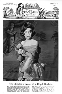 Coming Prints: Tatler cover - Miss Georgina Montagu-Douglas-Scott