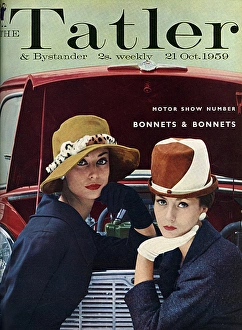 Images Dated 7th January 2016: Tatler cover - Motor Show Number 1959