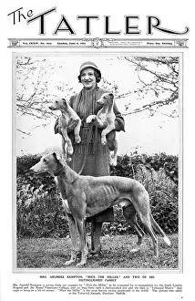 Sports Gallery: Tatler cover - Mrs Arundel Kempton & Mick the Miller