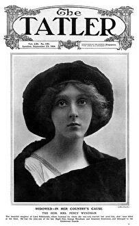 Lister Collection: Tatler front cover - Mrs Percy Wyndham widowed, WW1
