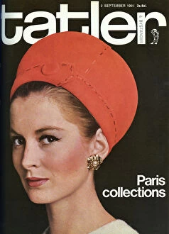 Adrien Gallery: Tatler front cover, Paris Collections, 1964
