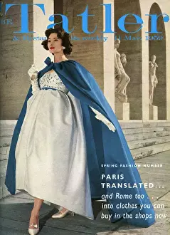 Latest Prints: Tatler cover - Paris translated, 1959