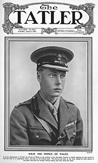 Tatler cover, Prince of Wales in Grenadier Guards, 1917