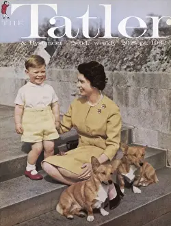 Tatler front cover: Queen Elizabeth II and Prince Andrew