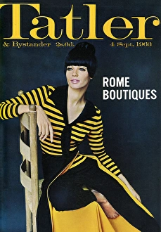 Tatler front cover, Rome Boutiques, 1963 Tatler front cover, Rome Boutiques, 1963