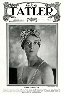 Images Dated 16th July 2019: Tatler cover - Tamara Karsavina