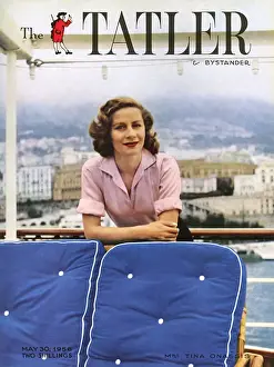 Spencer Prints: Tatler cover - Tina Onassis