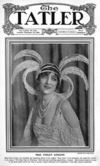 Bing Prints: Tatler cover - Violet Loraine