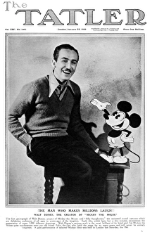 Images Dated 10th August 2016: Tatler cover - Walt Disney