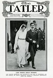 Cavendish Gallery: The Tatler front cover - wedding of Harold Macmillan