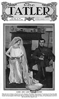 Manners Prints: Tatler cover - Wedding of Lord & Lady Granby