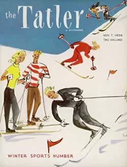 Tatler Gallery: Tatler front cover, Winter Sports Number 1956