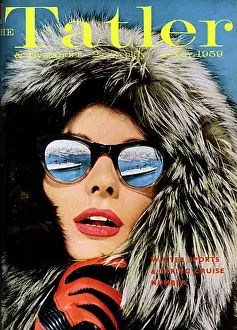 Glamour Prints: Tatler cover - Winter Sports & Spring Cruise Number 1959