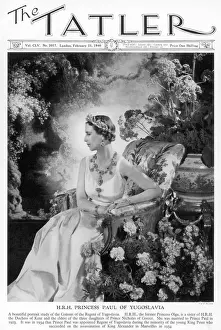 Sister Prints: Tatler front-cover: H. R. H. Princess Paul of Yugoslavia