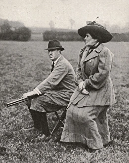 Tatler photo of Hon Eddy Stonor & Mrs George Cornwallis-West Tatler photo of Hon Eddy Stonor & Mrs George Cornwallis-West