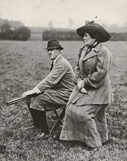 Shoot Prints: Tatler photo of Hon Eddy Stonor & Mrs George Cornwallis-West