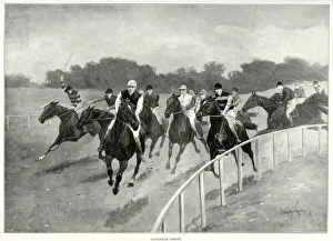 Images Dated 14th August 2019: Tattenham Corner 1897