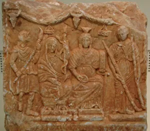 Images Dated 14th June 2007: Taurobolium Altar. National Archaeological Museum. Athens. G