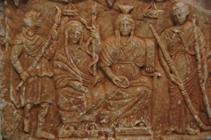 Images Dated 14th June 2007: Taurobolium Altar. National Archaeological Museum. Athens. G