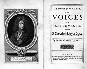 Deum Prints: Te Deum and Jubliate by Purcell