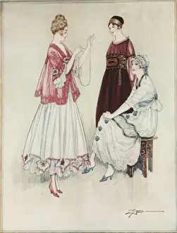 Tea and Boudoir Gowns 1916