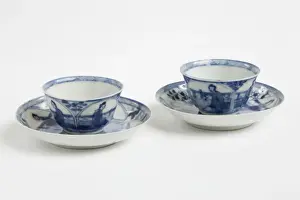 Tea bowls and saucers