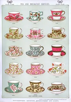 Tableware Prints: Tea and Breakfast Services, Best English China, Plate 32