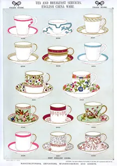 Tea and Breakfast Services, English China Ware, Plate 29