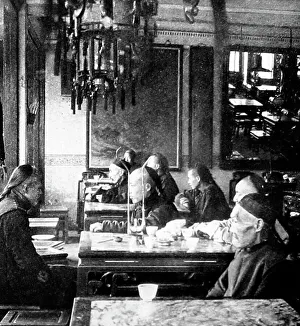 Tea House, Nanking Road, Shanghai, China, early 1900s