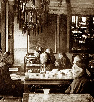 Tea House, Nanking Road, Shanghai, China, early 1900s