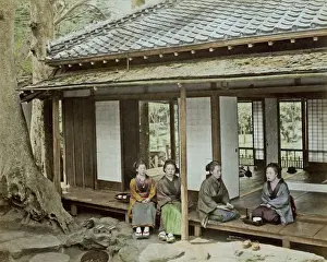 Tea house veranda, Japan