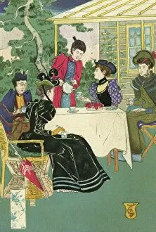 Images Dated 29th March 2012: Tea on the Lawn