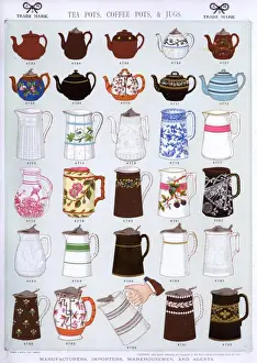 Teapots Prints: Tea Pots, Coffee Pots and Jugs, Plate 37