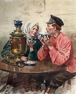 Images Dated 2nd April 2012: Tea Samovar, Russia