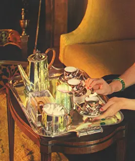 Saucers Prints: Tea service