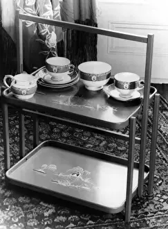 Inlay Prints: Tea Stand 1930S